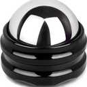 Stainless Steel Massage Roller Ball - Ice Therapy for Muscle Pain Relief, Sore Muscles, and Tension Alleviation Cold & Hot Therapy for Back, Shoulders, Legs, and Calves Myofascial Release Tool (Silver)