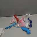 XiQiDianr 4 Packs Nunchuck Controller,Nunchuk Controllers Joystick Gamepad,Replacement for wii Nunchuck Controller,Compatible with Nintendo Wii & Wii U Video Game Gamepads(Sky Blue+Pink+Dark Blue+Red)