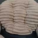 BALANCE Cat Bed Kitten Bed, Washable Round Cat Beds for Indoor Cats,Super Soft Plush Faux Fur Pet Bed for Puppy and Kitten with Anti-Slip Bottom (20.0"L x 20.0"W x 8"Th)