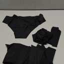 SHARICCA Women Seamless Cheeky Bikini No Show Panties Ladies Invisible Breathable Briefs Soft Stretch Underwear Multi Pack (Small, (7 Pack) Black)