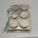 6 Cup Muffin Top Pan for Baking, Nonstick Hamburger Bun Pan, Straight Side English Muffin Cupcake Pans with Lid, Jumbo Muffins Pans for Baking Egg Sandwich Quiche Pancake, Gold (Round Shape)