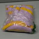 Fnortc Womens Striped Two Piece Outfit Strapless Tube Top Wide Leg Pants Matching Set Summer Beach Vacation Lounge Wear (Pink And Yellow,S)