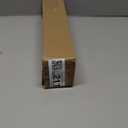 Wrap Around Curtain Rods,White Curtain Rods 28 to 48 Inch,5/8 Inch Adjustable Blackout Curtain Rod Set with Bracket,Room Darkening Single Window Rod,Metal Hidden Curved Drapery Rods 28-48",White