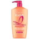 L'Oreal Paris Elvive Dream Lengths Super Detangling Conditioner With Fine Castor Oil and Vitamins B3 and B5 for Long, Damaged Hair, Instantly Detangles To Reduce Breakage With System, 28 Fl Ounce (28 Fl Oz (Pack of 2)
