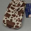 Itzy Ritzy Packing Cubes for Travel Packing Organizers – Each Travel Cube Features a Mesh Top, Double Zippers and a Fabric Handle (Cow Print)