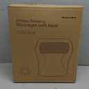 Shiatsu Neck and Back Massager with Heat, Neck Massager for Pain Relief deep Tissue, 3D Kneading Massage Pillow for Back, Shoulder, Leg, Gifts for Mom, Dad, Women (Black)