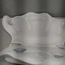 Bath Pillow Luxury Bathtub Pillow, Extra Soft & Comfortable Bath Pillows for Tub Head Neck and Back Support, with 4D Air Mesh Cushions & Non-Slip Suction Cups - Bath Accessories Spa Gifts for Women (White)