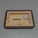 Handcrafted Solid Wood Picture Frame with Mat for Wall or Tabletop Display, Perfect for Photos and Artwork. (Walnut, 4"x6" matted to 3"x5")