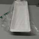 2 Pcs Expandable Deep Drawer Organizer, Adjustable Plastic Storage Box, from 12.4 to 17.7 in, Sliding Drawer Organizer for Kitchen, Bathroom, Bedroom, Office