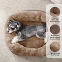 INVENHO Small Dog Bed Washable Orthopedic Calming Warming Durable Pet Bed with Anti-Slip Bottom