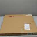 Modern Wall Clock Large Wall Clocks with Walnut Dial Silent Non-Ticking for Living Room Home Decor Bedroom Kitchen Office (Black)