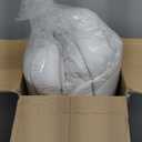 Goose Down Pillow, Cervical Support for Neck Pain Relief, 1050+ Fill Power, 600 Thread Count Cotton Shell, Ergonomic Design for Side, Back, and Stomach Sleepers(White,Standard(Pack of 1))