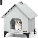 Outdoor Cat House Outdoor Cat House Weatherproof for Indoor and Outdoor Use Insulated and Weatherproof，Waterproof Shelter for Small/Medium Cats