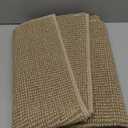 BEQHAUSE Dirt Trapper Door Mat 32" x 48", Non-Slip Washable Doormats Entrance Mat, Dirt Resistant and Absorbent Welcome Mat, Low Profile Floor Mats for Front Back Door and Entryway, Light Beige