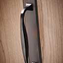 2 x Richelieu Hardware BP104596BORB Tremblant Collection 3 3/4-inch (96 mm) Center-to-Center Oil-Rubbed Bronze Transitional Cabinet and Drawer Backplate for Kitchen, Bathroom, and Furniture Pull Handles