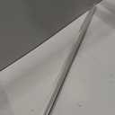 30" Chrome Framed Shower Door Replacement Drip Rail with Vinyl Sweep Door Water Deflector, Applied Mounting Tape and Screws (30Inch)