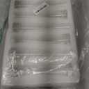 Hewory Glass Bud Vases for Centerpieces Set of 6, Handmade Modern Clear Small Skinny Decorative Single Flower Vase, Minimalist Slim Floral Vase for Home Wedding Party Events Table Decor, 7.87"