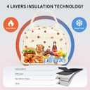 YOOLIFE Pink Unicorn Lunch Bag Women | Pink Tote Bags Snack Bags Reusable Large Capacity Insulated Cooler for Picnic Birthday Gifts for Girls Kids School Lunch Bag