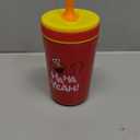Zak Designs Sesame Street Kelso - Vasos para nios pequeos para viajes o en casa, vaso de acero inoxidable aislado al vaco de 12 onzas con diseo a prueba de fugas, perfecto para nios (Elmo)