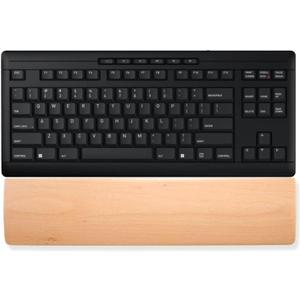HomeDo Wooden Wrist Rest for Mechanical Keyboards, Support pad for Palm, Ergonomic Rest for Typing and Gaming,Palm Rest,Hand Rest (Beech,14.17x3.15(87 Key 80%))