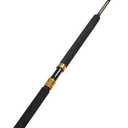 1-Piece/2-Piece Saltwater Offshore Heavy Trolling Rod Big Game Roller Rod Conventional Boat Fishing Pole (5 Feet 6 Inch, 30-50 lb/50-80 lb/80-120 lb) (2-Piece, 7 Feet)
