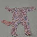 My First Easter Baby Girl Newborn Carrot Eggs Footie Romper Infant One Piece Jumpsuit Coming Home Outfits Clothes (A Carrot Eggs Pink, Newborn)