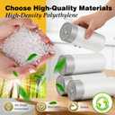 8 Gallon Trash Bags with Drawstring, 30 Liter Garbage Can Liners, Leak-Proof Bathroom Trash Bags for Waste Baskets, Office & Bedroom Trash Cans, 100 Count