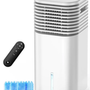 FANCOLE Windowless Portable Air Conditioners with 4Modes & 3Speeds, 15H Timer for Smart Auto-off, 2Gal Tank for 20H Cooling, Evaporative Air Cooler 17 FT Remote