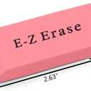 Pink Erasers, 120 Count Rectangular Eraser Bulk Pack, Latex Free Pink Pearl Erasers for School Supplies, Art and Office