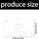 Cake Decorating Stencil Wedding Birthday Tiramisu Letter Template Molding Baking Lover Tool for Sugar Powder Top Stencil
