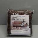 Reversible Couch Cover for 3 Cushion Couch Sofa Cover Washable for Pet Friendly with Elastic Straps Water Repellent(Sofa, Chocolate/Beige)