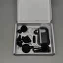 Mini Massage Gun with 10 Massage Heads, Percussion Deep Tissues Handheld Muscle Massager, 8mm Amplitude High-Intensity Massager Gun for Pain Relief for Office Gifts for Her, Home, Athletes (Black)