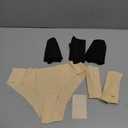 Pant 6 pcs Beige and Black Size Medium