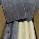 Xin Three Layer Cat Tree with Cat Condo and Two Hammocks,Grey