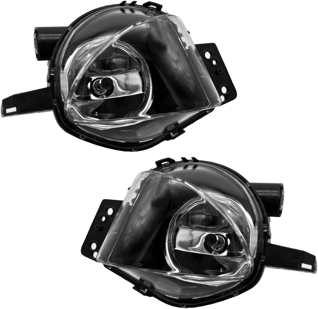 Fog Lights Compatible with 2006 2007 2008 BMW E90 3 Series 323i / 325i / 325xi / 330i / 330xi / 335i / 335xi / 328i / 328xi Fog Lamps Replacement,with 12V 55W H11 Bulbs
