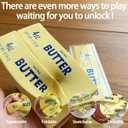 Butter Squishy,Slow Rising Squishy,Stress Relief & Fidget Toys,Butter Stick Slow Rising Squeeze Food Fidget Toy for Office School,Party Favor Gift (Butter Sticks)