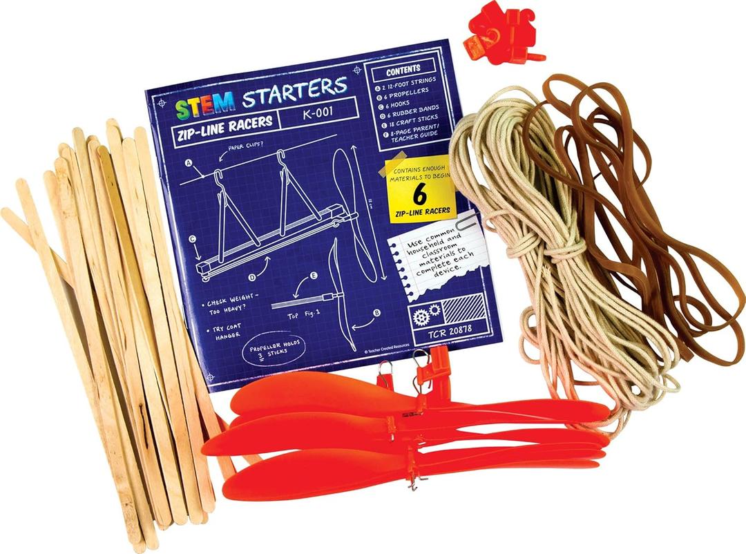 Teacher Created Resources STEM Starters: Zip-Line Racers (TCR20878)