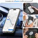 Magnetic for iPhone 16 Case, [Compatible with MagSafe][Military-Grade Drop Protection][Anti-Yellowing] Shockproof Protective Translucent Matte Cover for iPhone 16 Phone Case,Gray