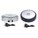 LED Display Base Round LED Colorful Luminous Base for Crafts Jewelry Bottles Silver | Home & Garden | Lamps, Lighting & Ceiling Fans | Night Lights