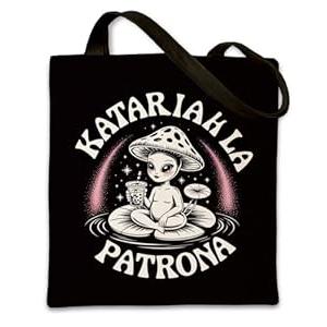 Geondos Cute Canvas Tote, Lotus Cloth Bags Handbag for Work Beach Travel, Daily Use Handbag, Reusable Grocery Bag Totes Gift, Birthday Gift for Woman