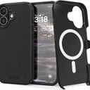 Crave Compatible with iPhone 17 Case, [Compatible with MagSafe] Shockproof Protection Dual Layer Case for Apple iPhone 17 (6.3 inch) - Black