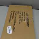 Hobbynors Electric Window Candles, 5-Light Christmas Candelabra with Warm Glow Bulbs - Classic Taper Design for Windowsill Holiday Decor, Vintage Style Plug in Flameless Candle Light