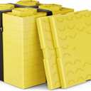 WELLUCK RV Leveling Blocks 12 Pack, Heavy Duty Camper Blocks & Interlocking Design Camper Levelers with 2 Velcro Straps - Customizable Height Sturdy RV Blocks for Single & Dual Wheels