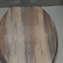 Elongated Toilet Seat Molded Wood Toilet Seat with Quietly Close and Quick Release Hinges, Easy to Install also Easy to Clean by Angol Shiold (Elongated, Original style)