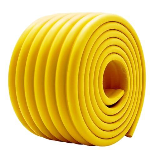 M2cbridge Multifunctional Furniture Edge Wall Corner Guard Desk Edge Cushion Bumper DIY 6.5 Ft (Yellow)
