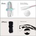 2 x Satin Heatless Curling Set - Hair Rollers for Curls Heatless Hair Curlers & Hot Rollers Hair Curlers to Sleep in Curling Rod Headband Curler (Dream Nebula)