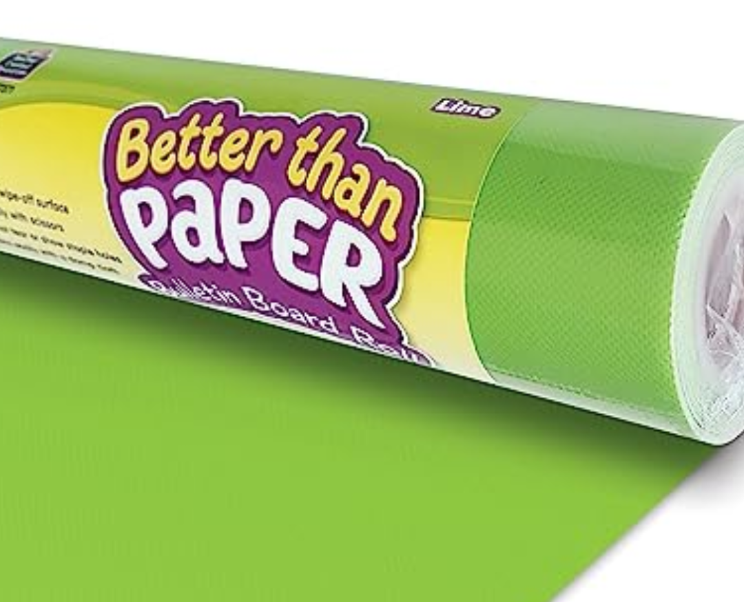 Teacher Created Resources Better Than Paper Bulletin Board Roll, Lime - 7737,  (8 Pack)