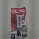 Sharpie S-Gel Gel Pens Drawing Pens Writing Gel Ink For Journaling Coloring Bold Point (1.0Mm) Black Ink Pen 12 Count