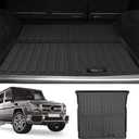 Trunk Mats Cargo Liner for 2002-2018 Mercedes-Benz G Class G500 550 G55 G63 AMG W463 Accessories All Weather TPE Rubber Protector Mat (for 2002-2018 Mercedes-Benz G Class Cargo Mats)