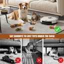 Under Couch Blocker for Pets and Toys, 6in x 32.8ft Upgraded Under Bed Blocker with 15 Mounting Bases and 6 Hook and Loop, Toy Blocker for Couch, Stop Cats Dogs Going Under Sofa (Black)